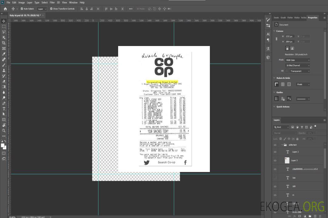 CO , OPERATIVE GROUP LIMITED chèque de paiement template
